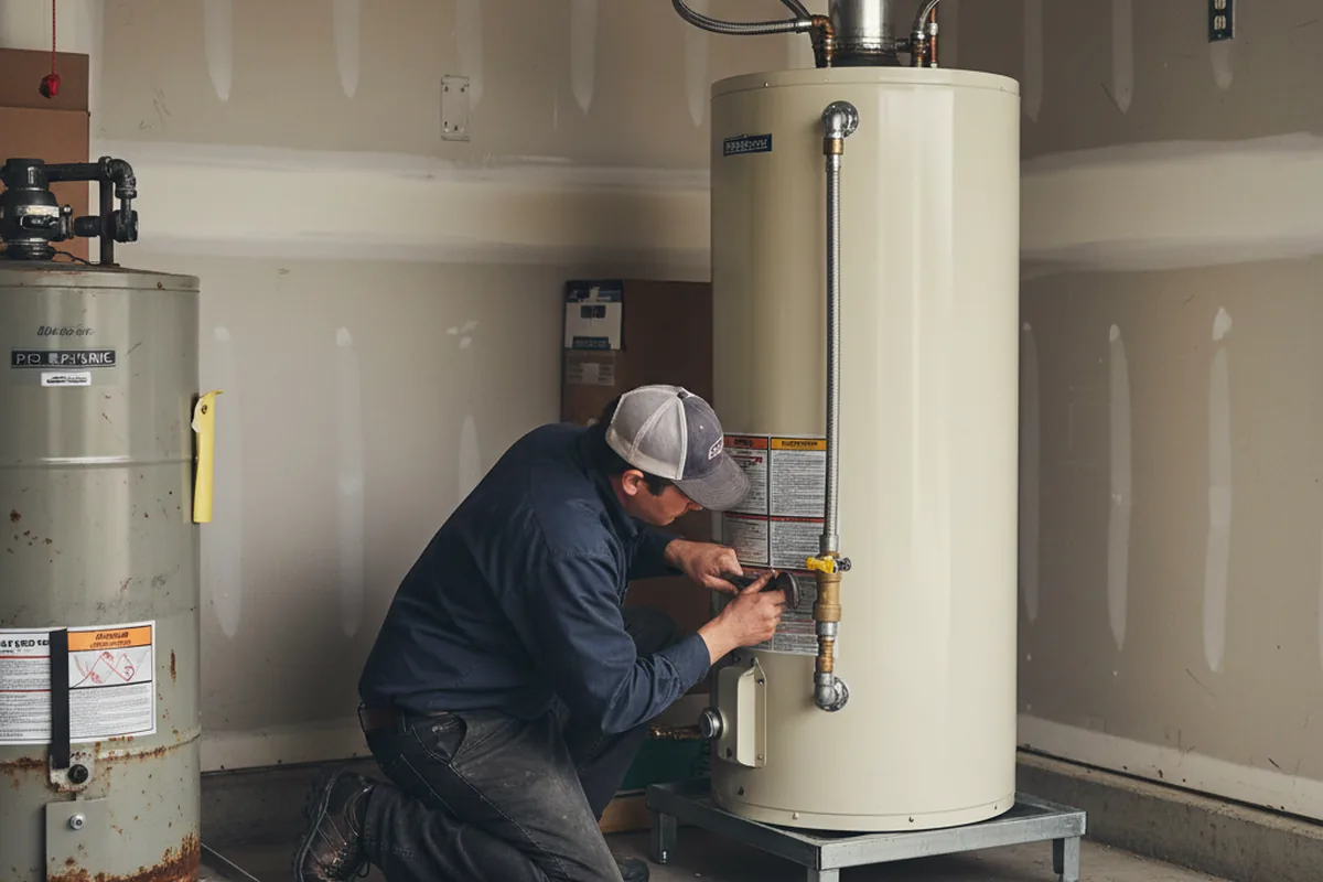 Water heater and shutoff valve replacement in Littleton